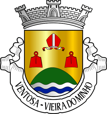 Brasão da antiga freguesia de Ventosa - Ventosa former civil parish, coat-of-arms Brasão da antiga freguesia de Ventosa - Ventosa former civil parish, coat-of-arms