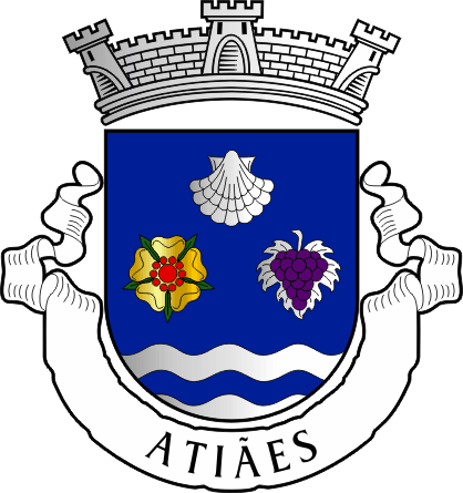 Brasão da freguesia de Atiães - Atiães civil parish, coat-of-arms