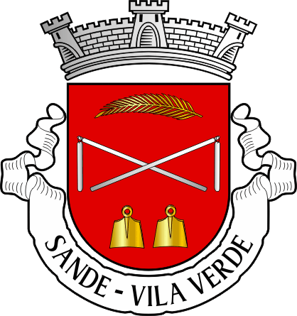 Brasão da antiga freguesia de Sande - Sande former civil parish, coat-of-arms