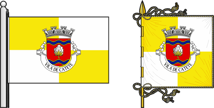 Bandeira e estandarte do Concelho de Icolo e Bengo - Icolo and Bengo municipal flag and banner