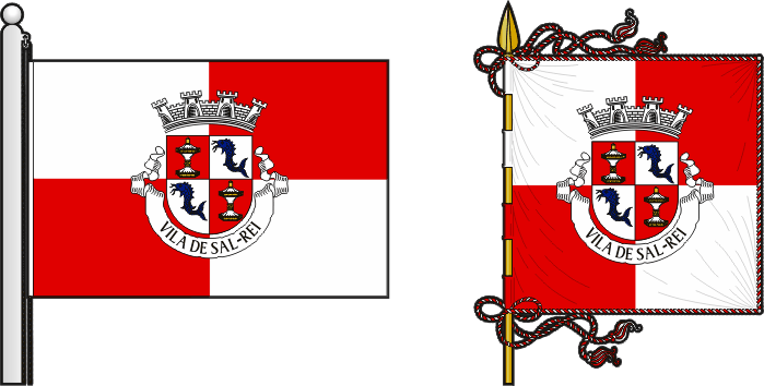 Bandeira e estandarte do Concelho da Boa Vista - Boa Vista municipal flag and banner
