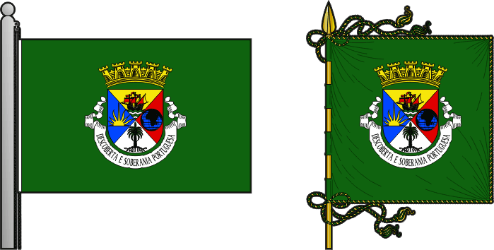 Bandeira e estandarte do Concelho de Lourenço Marques - Lourenço Marques municipality flag and banner