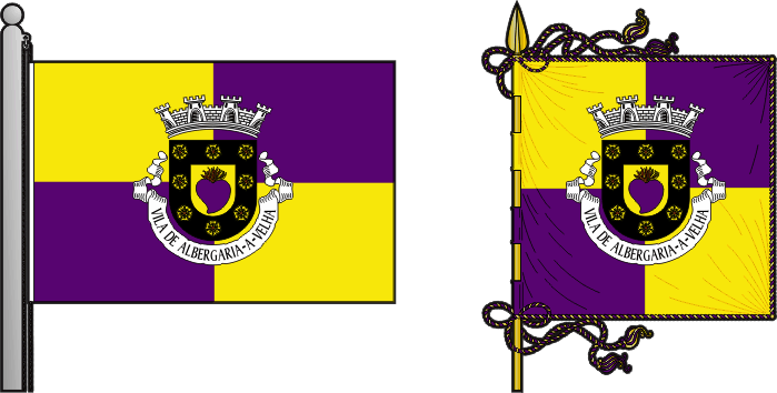 Proposta para a bandeira e estandarte do Município de Albergaria-a-Velha - Albergaria-a-Velha municipal flag and banner proposal
