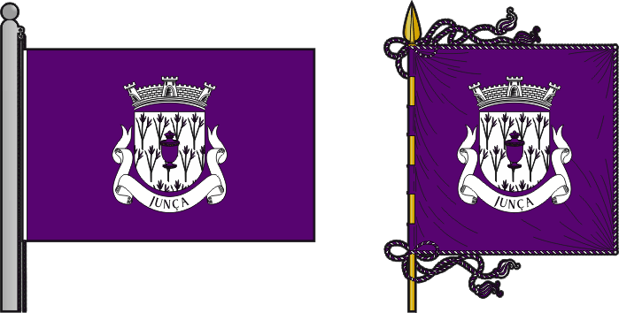 Bandeira e estandarte da antiga freguesia de Junça - Junça former civil parish, flag and banner Bandeira e estandarte da antiga freguesia de Junça - Junça former civil parish, flag and banner