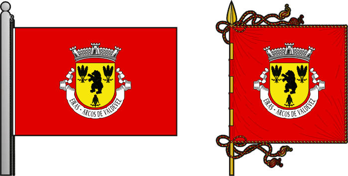 Bandeira e estandarte da antiga freguesia de Eiras - Eiras former civil parish, flag and banner Bandeira e estandarte da antiga freguesia de Eiras - Eiras former civil parish, flag and banner