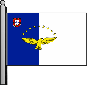 Bandeira da Região Autónoma dos Açores - Azores autonomous region flag