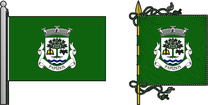 Bandeira e estandarte da antiga freguesia de Papízios - Papízios former civil parish, flag and banner Bandeira e estandarte da antiga freguesia de Papízios - Papízios former civil parish, flag and banner