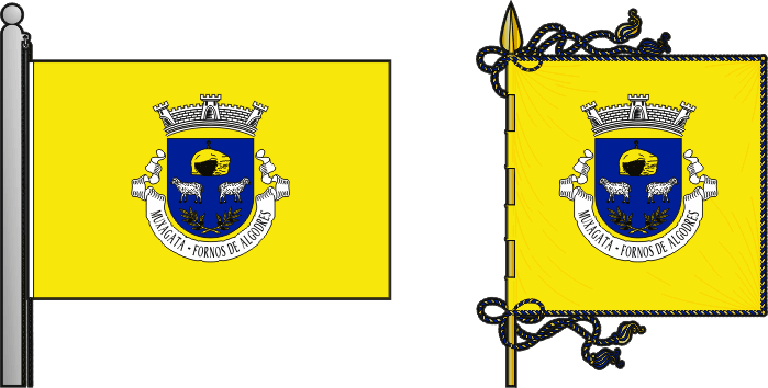 Bandeira e estandarte da freguesia de Muxagata - Muxagata civil parish, flag and banner