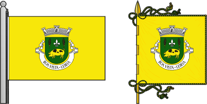 Bandeira e estandarte da antiga freguesia de Boa Vista - Boa Vista former civil parish, flag and banner