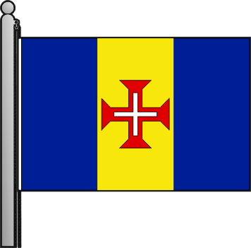 Bandeira da Região Autónoma da Madeira - Madeira autonpmpus region flag