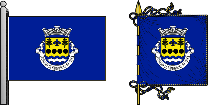 Bandeira e estandarte da freguesia de Pampilhosa da Serra - Pampilhosa da Serra civil parish, flag and banner Bandeira e estandarte da freguesia de Pampilhosa da Serra - Pampilhosa da Serra civil parish, flag and banner