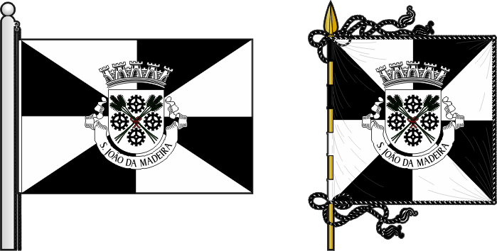 Oitava proposta para a bandeira e estandarte do Município de São João da Madeira - São João da Madeira municipal flag and banner eighth proposal