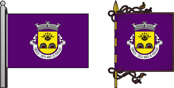 Bandeira e estandarte da antiga freguesia de Fornelos - Fornelos former civil parish, flag and banner Bandeira e estandarte da antiga freguesia de Fornelos - Fornelos former civil parish, flag and banner