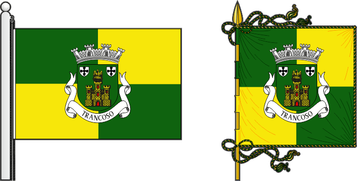 Proposta para a bandeira e estandarte do Município de Trancoso - Trancoso municipal flag and banner proposal