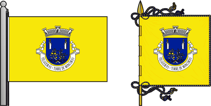 Bandeira e estandarte da antiga freguesia de Felgueiras - Felgueiras former civil parish, flag and banner Bandeira e estandarte da antiga freguesia de Felgueiras - Felgueiras former civil parish, flag and banner