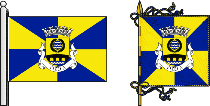 Proposta para a bandeira e estandarte do Município de Vizela - Vizela municipal flag and banner proposal